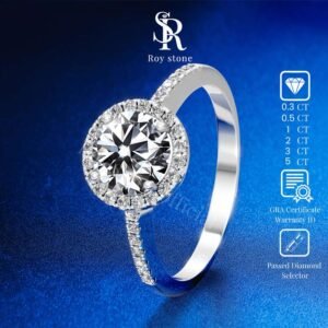 Fleur Ring Moissanite