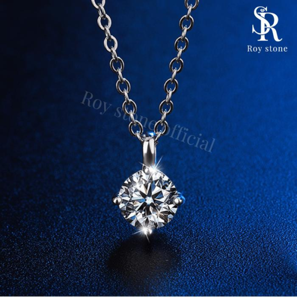 Classic Solitaire Necklace - Image 2