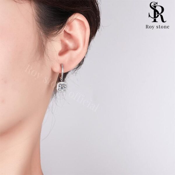 New Glam Square Earrings - Image 4