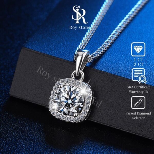 Glam Square Necklace - Image 2