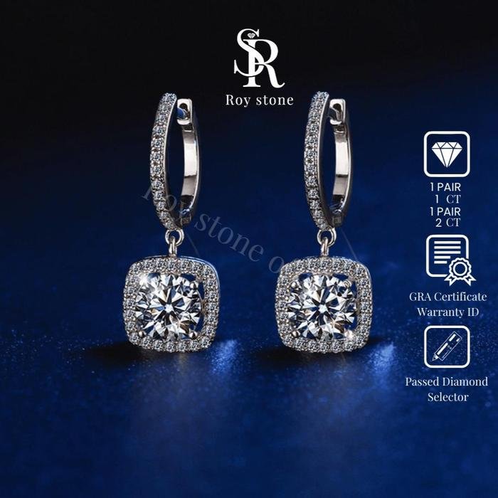 New Glam Square Earrings