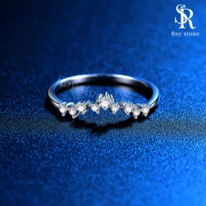 Cincin V Shaped Moissanite