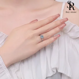 Cincin Roses Ring Moissanite - Image 2