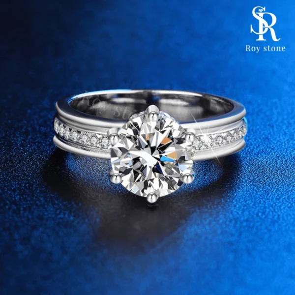 Cincin Dahlia Moissanite