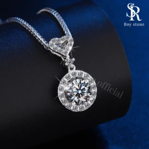 Kalung Luxury Round Moissanite - Image 3