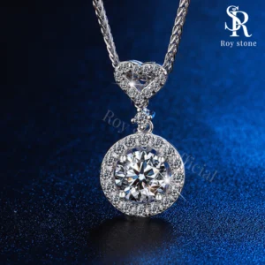 Kalung Luxury Round Moissanite