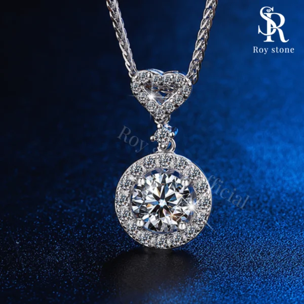 Kalung Luxury Round Moissanite