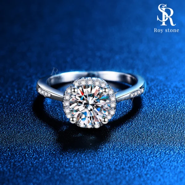 Cincin Roses Ring Moissanite