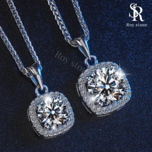 Kalung Glam Square Moissanite - Image 3
