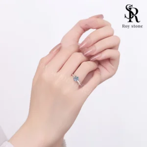 Cincin Chrysan Moissanite - Image 2