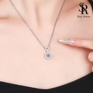 Kalung Luxury Round Moissanite - Image 2