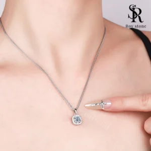 Kalung Glam Square Moissanite - Image 5