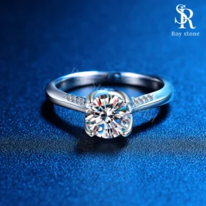 Cincin Amber Moissanite