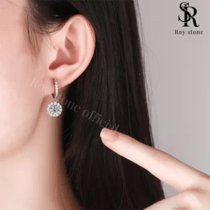 Anting Flower Moissanite - Image 3