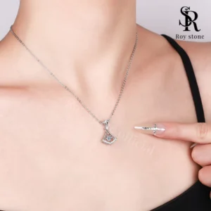 Kalung Fish Tail Moissanite - Image 2