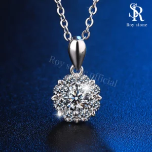 Kalung Flower Moissanite