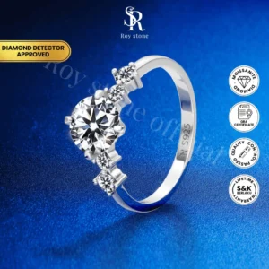 Cincin Camelia Moissanite - Image 4