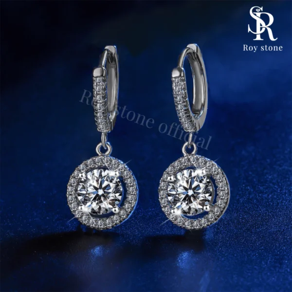 Anting Luna Moissanite