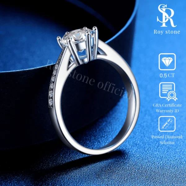Cincin Hana Moissanite