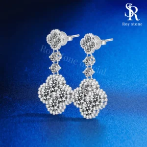 Anting Clover Moissanite - Image 4