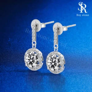 Anting Fleur Moissanite - Image 3