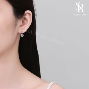 Anting Fleur Moissanite - Image 4
