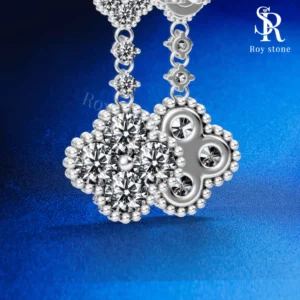 Anting Clover Moissanite - Image 5