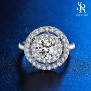 Cincin Luminous Moissanite