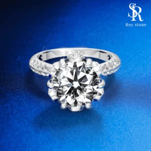 Cincin Peony Moissanite