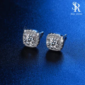 Anting Square Moissanite - Image 3