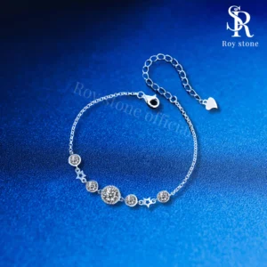 Gelang Luxury Round Moissanite - Image 3