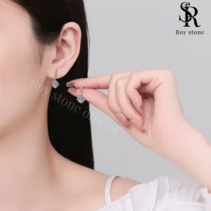 Anting Whole Tear Drop Moissanite - Image 4