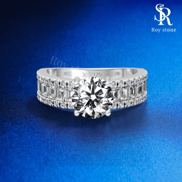 Cincin Vienna Tennis Moissanite