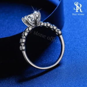 Cincin Elizabeth Moissanite - Image 4