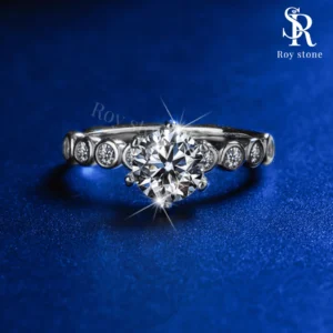 Cincin Elizabeth Moissanite