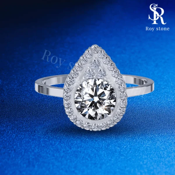 Cincin Blossom Moissanite