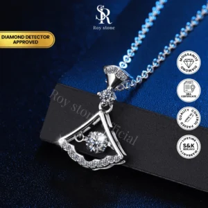 Kalung Fish Tail Moissanite - Image 4
