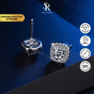 Anting Square Moissanite - Image 4