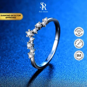 Cincin V Shaped Moissanite - Image 5