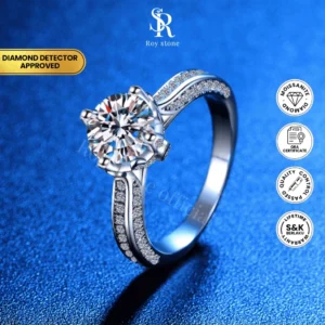 Cincin Jasmine Moissanite - Image 5