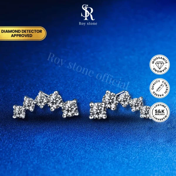 Anting Issabelle Moissanite