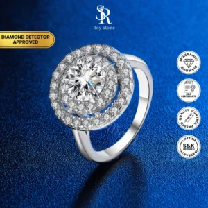 Cincin Luminous Moissanite - Image 4