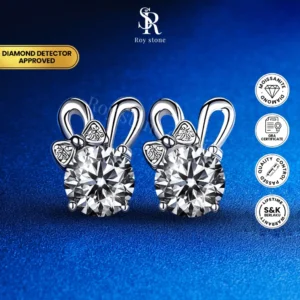 Anting Bunny Moissanite
