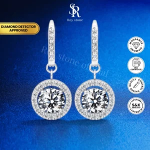 Anting Princess Moissanite