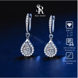 Anting Blossom Moissanite