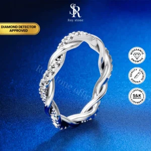 Cincin Twist Moissanite - Image 5