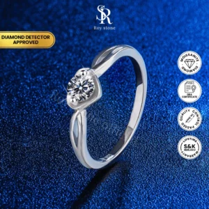 Cincin New Lovely Moissanite - Image 4