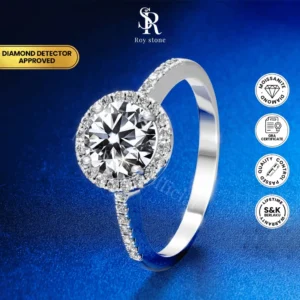 Cincin Fleur Moissanite - Image 4