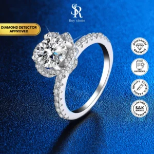 Cincin Rosella Moissanite - Image 5