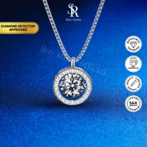 Kalung Luna Moissanite